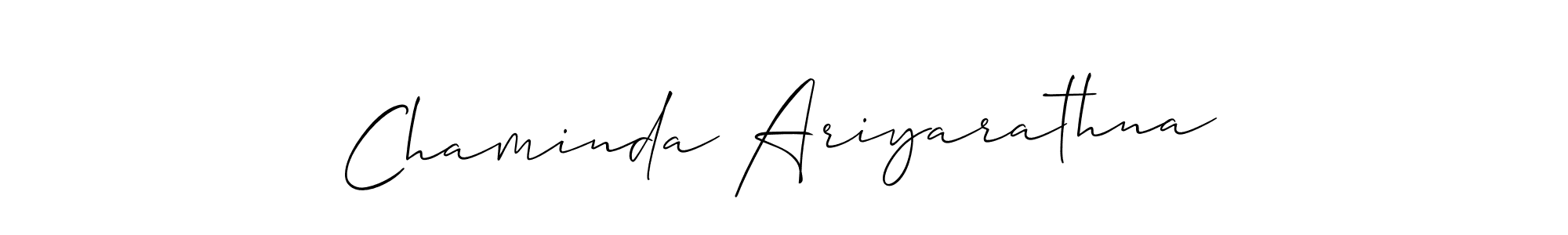 Similarly Allison_Script is the best handwritten signature design. Signature creator online .You can use it as an online autograph creator for name Chaminda Ariyarathna. Chaminda Ariyarathna signature style 2 images and pictures png