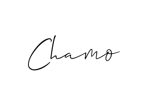 Similarly Allison_Script is the best handwritten signature design. Signature creator online .You can use it as an online autograph creator for name Chamo. Chamo signature style 2 images and pictures png