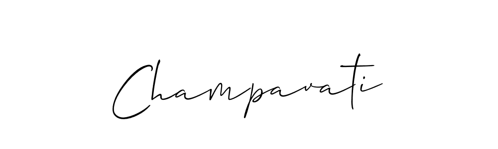 if you are searching for the best signature style for your name Champavati. so please give up your signature search. here we have designed multiple signature styles  using Allison_Script. Champavati signature style 2 images and pictures png