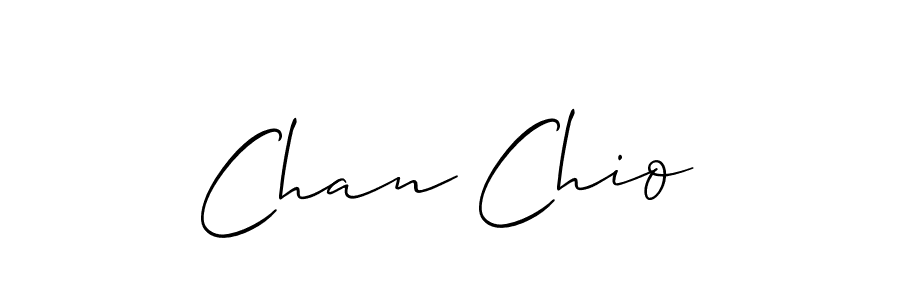 Best and Professional Signature Style for Chan Chio. Allison_Script Best Signature Style Collection. Chan Chio signature style 2 images and pictures png