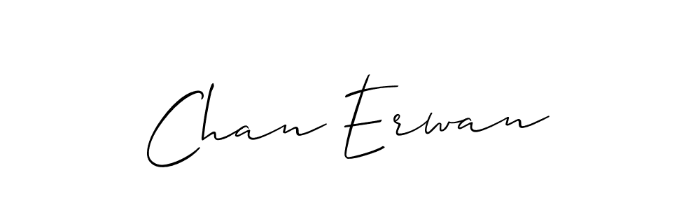 Also we have Chan Erwan name is the best signature style. Create professional handwritten signature collection using Allison_Script autograph style. Chan Erwan signature style 2 images and pictures png