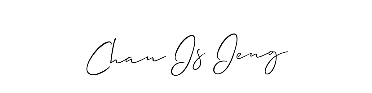 You should practise on your own different ways (Allison_Script) to write your name (Chan Is Ieng) in signature. don't let someone else do it for you. Chan Is Ieng signature style 2 images and pictures png