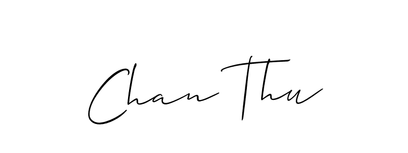 Also we have Chan Thu name is the best signature style. Create professional handwritten signature collection using Allison_Script autograph style. Chan Thu signature style 2 images and pictures png