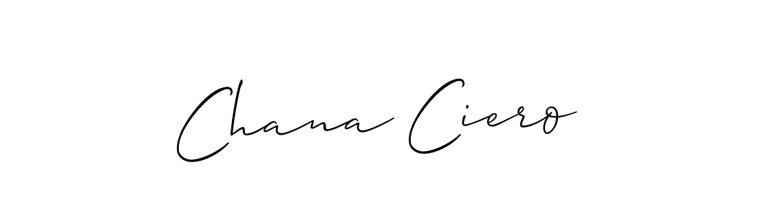 See photos of Chana Ciero official signature by Spectra . Check more albums & portfolios. Read reviews & check more about Allison_Script font. Chana Ciero signature style 2 images and pictures png