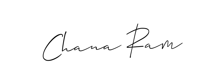 It looks lik you need a new signature style for name Chana Ram. Design unique handwritten (Allison_Script) signature with our free signature maker in just a few clicks. Chana Ram signature style 2 images and pictures png