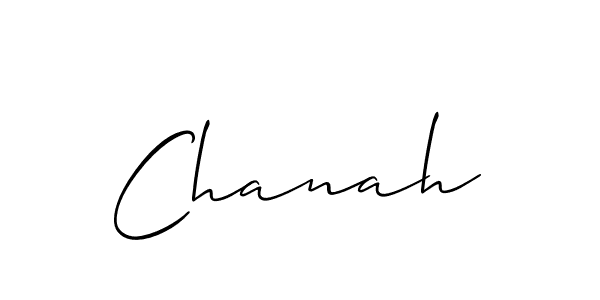 Allison_Script is a professional signature style that is perfect for those who want to add a touch of class to their signature. It is also a great choice for those who want to make their signature more unique. Get Chanah name to fancy signature for free. Chanah signature style 2 images and pictures png