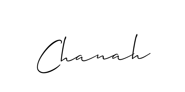 Also we have Chanah name is the best signature style. Create professional handwritten signature collection using Allison_Script autograph style. Chanah signature style 2 images and pictures png