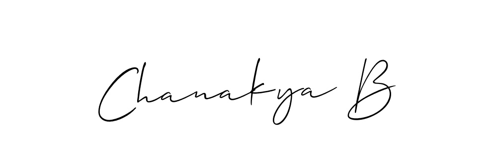 Also we have Chanakya B name is the best signature style. Create professional handwritten signature collection using Allison_Script autograph style. Chanakya B signature style 2 images and pictures png
