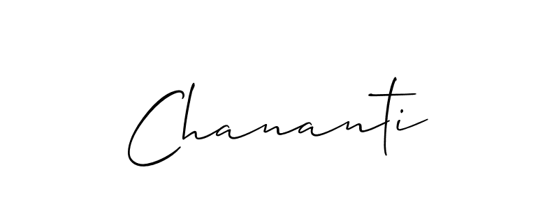 Best and Professional Signature Style for Chananti. Allison_Script Best Signature Style Collection. Chananti signature style 2 images and pictures png