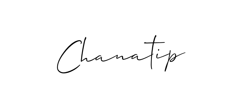 Create a beautiful signature design for name Chanatip. With this signature (Allison_Script) fonts, you can make a handwritten signature for free. Chanatip signature style 2 images and pictures png