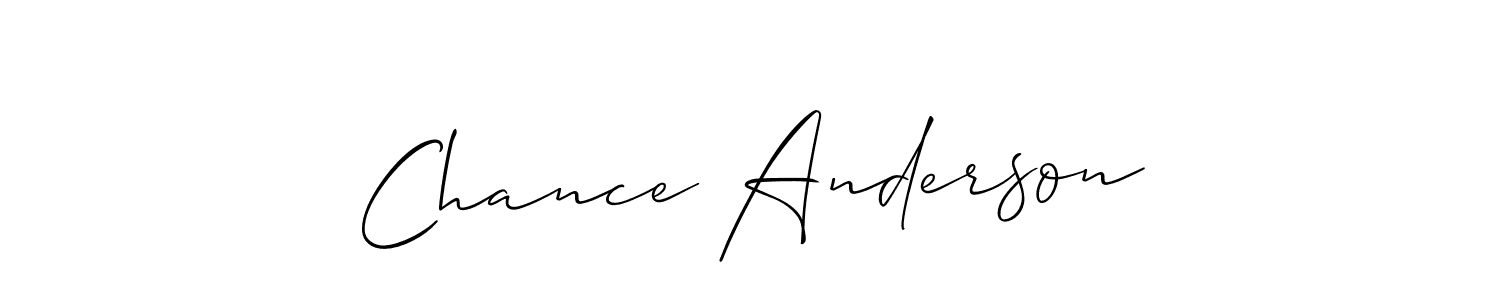 if you are searching for the best signature style for your name Chance Anderson. so please give up your signature search. here we have designed multiple signature styles  using Allison_Script. Chance Anderson signature style 2 images and pictures png