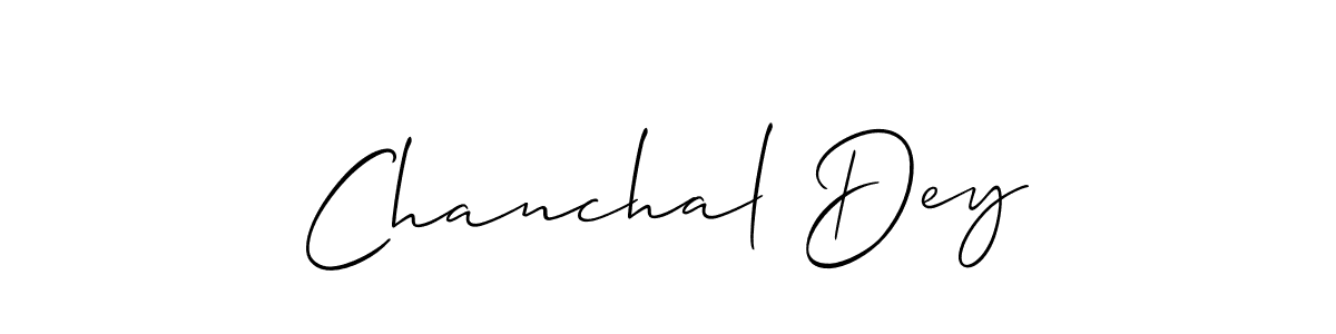 Also we have Chanchal Dey name is the best signature style. Create professional handwritten signature collection using Allison_Script autograph style. Chanchal Dey signature style 2 images and pictures png