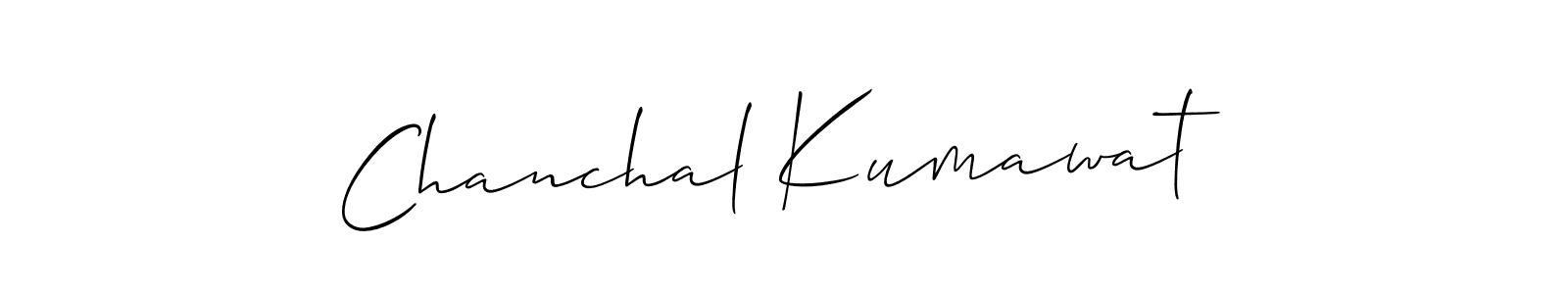 Check out images of Autograph of Chanchal Kumawat name. Actor Chanchal Kumawat Signature Style. Allison_Script is a professional sign style online. Chanchal Kumawat signature style 2 images and pictures png