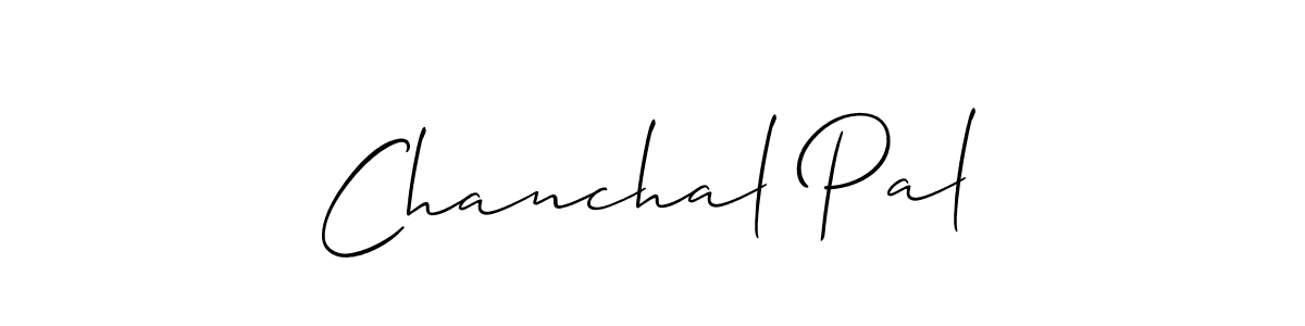 Make a beautiful signature design for name Chanchal Pal. With this signature (Allison_Script) style, you can create a handwritten signature for free. Chanchal Pal signature style 2 images and pictures png