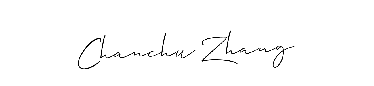 Make a short Chanchu Zhang signature style. Manage your documents anywhere anytime using Allison_Script. Create and add eSignatures, submit forms, share and send files easily. Chanchu Zhang signature style 2 images and pictures png