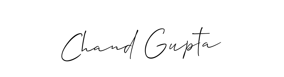 Allison_Script is a professional signature style that is perfect for those who want to add a touch of class to their signature. It is also a great choice for those who want to make their signature more unique. Get Chand Gupta name to fancy signature for free. Chand Gupta signature style 2 images and pictures png