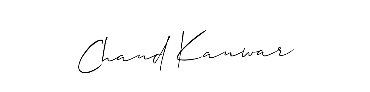 It looks lik you need a new signature style for name Chand Kanwar. Design unique handwritten (Allison_Script) signature with our free signature maker in just a few clicks. Chand Kanwar signature style 2 images and pictures png