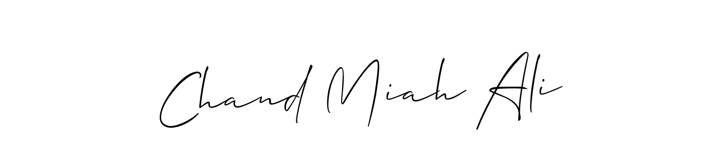 Similarly Allison_Script is the best handwritten signature design. Signature creator online .You can use it as an online autograph creator for name Chand Miah Ali. Chand Miah Ali signature style 2 images and pictures png