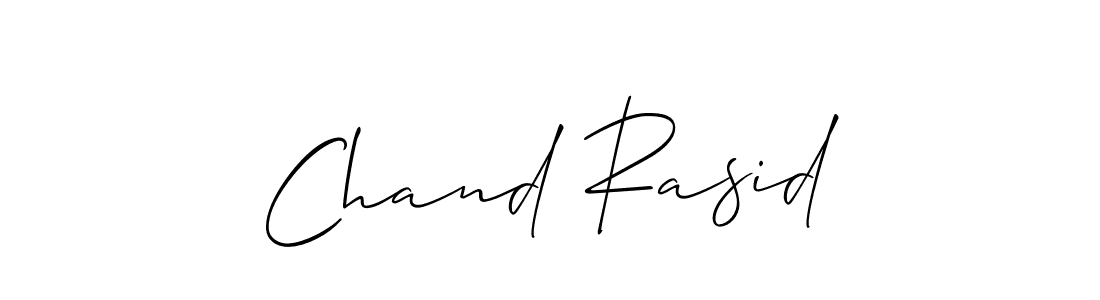 Chand Rasid stylish signature style. Best Handwritten Sign (Allison_Script) for my name. Handwritten Signature Collection Ideas for my name Chand Rasid. Chand Rasid signature style 2 images and pictures png
