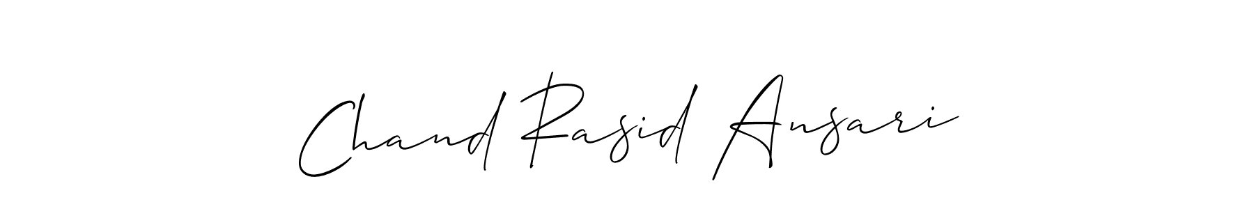 Once you've used our free online signature maker to create your best signature Allison_Script style, it's time to enjoy all of the benefits that Chand Rasid Ansari name signing documents. Chand Rasid Ansari signature style 2 images and pictures png