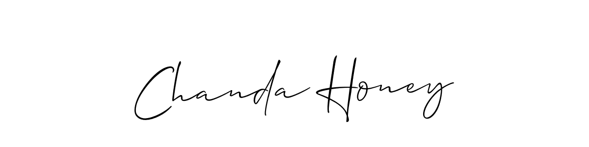 if you are searching for the best signature style for your name Chanda Honey. so please give up your signature search. here we have designed multiple signature styles  using Allison_Script. Chanda Honey signature style 2 images and pictures png