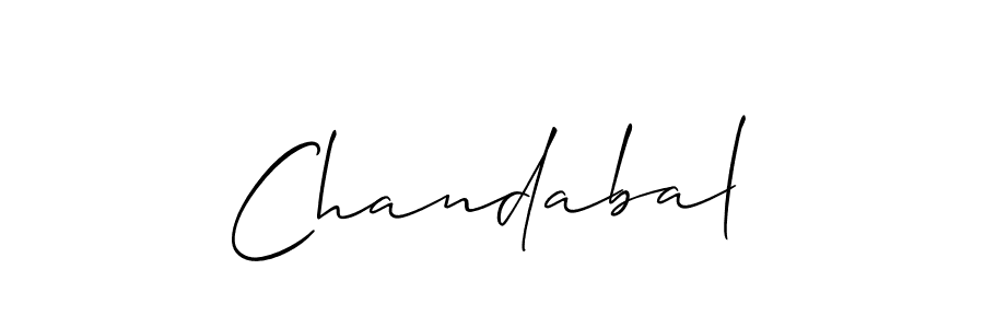 Allison_Script is a professional signature style that is perfect for those who want to add a touch of class to their signature. It is also a great choice for those who want to make their signature more unique. Get Chandabal name to fancy signature for free. Chandabal signature style 2 images and pictures png