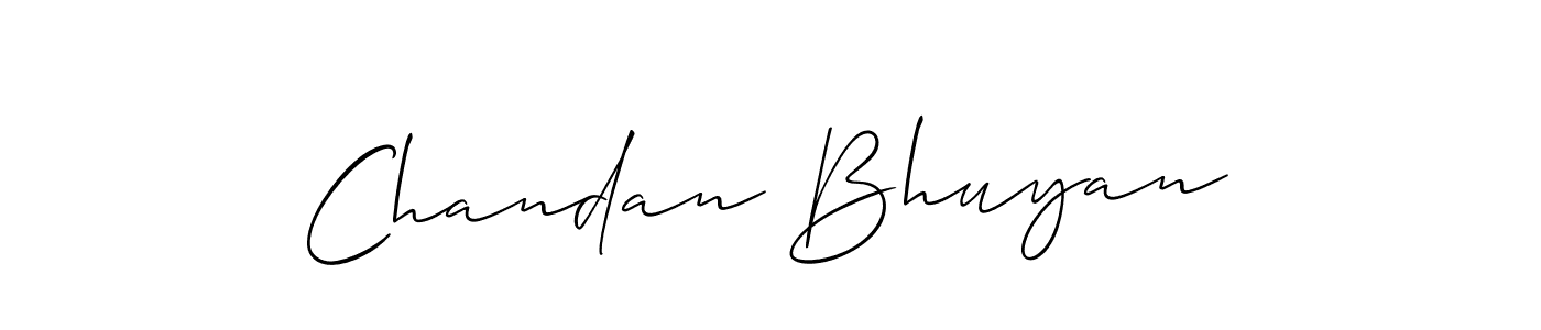 The best way (Allison_Script) to make a short signature is to pick only two or three words in your name. The name Chandan Bhuyan include a total of six letters. For converting this name. Chandan Bhuyan signature style 2 images and pictures png