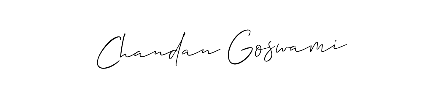 How to Draw Chandan Goswami signature style? Allison_Script is a latest design signature styles for name Chandan Goswami. Chandan Goswami signature style 2 images and pictures png