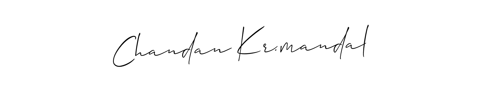 How to Draw Chandan Kr.mandal signature style? Allison_Script is a latest design signature styles for name Chandan Kr.mandal. Chandan Kr.mandal signature style 2 images and pictures png