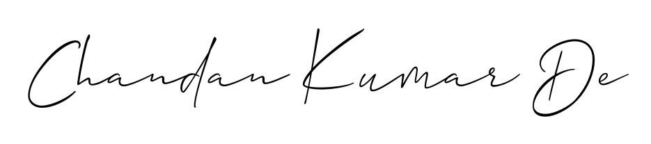 A classic penmanship look for Chandan Kumar De. The Allison_Script font brings timeless elegance and confidence to every signed document. Chandan Kumar De signature style 2 images and pictures png