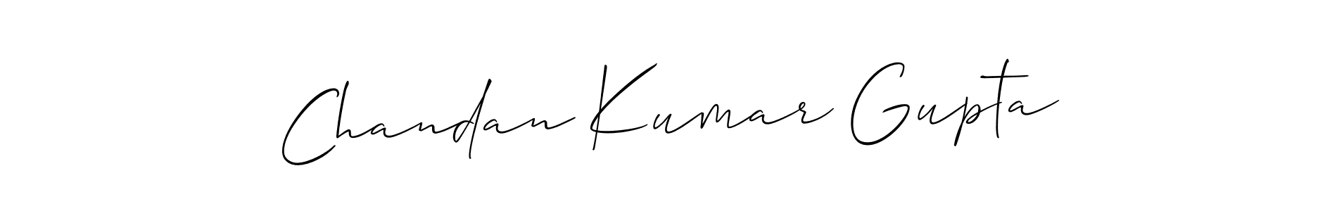 Make a short Chandan Kumar Gupta signature style. Manage your documents anywhere anytime using Allison_Script. Create and add eSignatures, submit forms, share and send files easily. Chandan Kumar Gupta signature style 2 images and pictures png