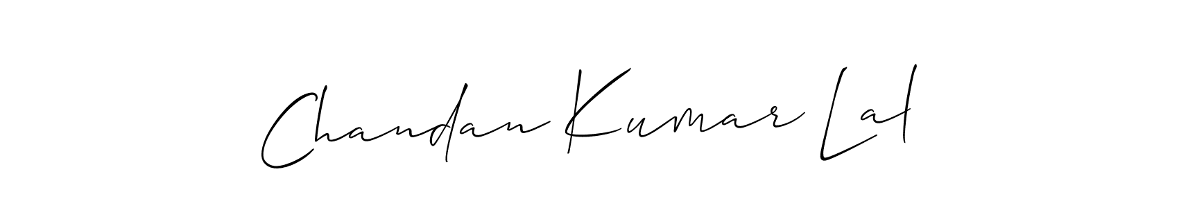 Also we have Chandan Kumar Lal name is the best signature style. Create professional handwritten signature collection using Allison_Script autograph style. Chandan Kumar Lal signature style 2 images and pictures png