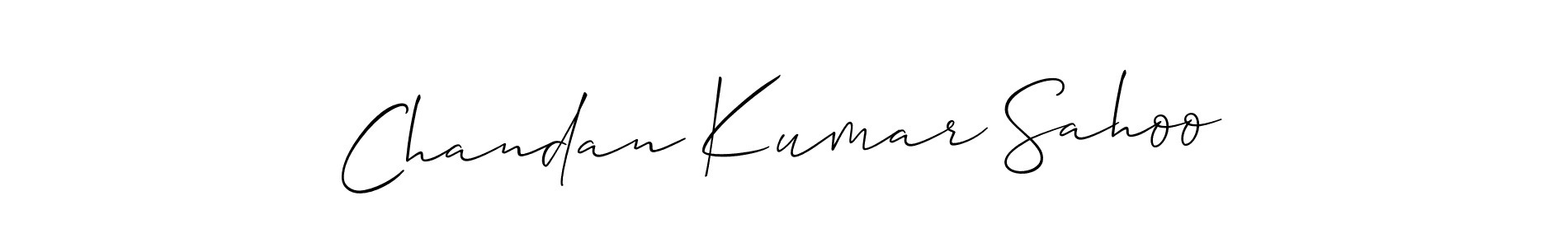 How to make Chandan Kumar Sahoo signature? Allison_Script is a professional autograph style. Create handwritten signature for Chandan Kumar Sahoo name. Chandan Kumar Sahoo signature style 2 images and pictures png