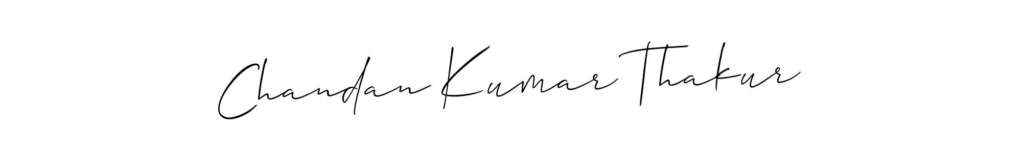 Create a beautiful signature design for name Chandan Kumar Thakur. With this signature (Allison_Script) fonts, you can make a handwritten signature for free. Chandan Kumar Thakur signature style 2 images and pictures png