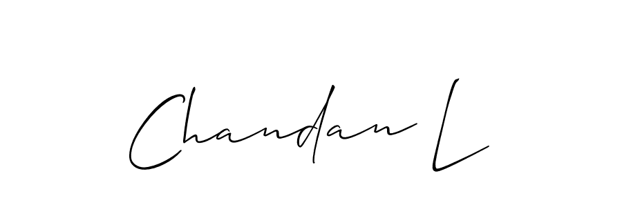 Once you've used our free online signature maker to create your best signature Allison_Script style, it's time to enjoy all of the benefits that Chandan L name signing documents. Chandan L signature style 2 images and pictures png