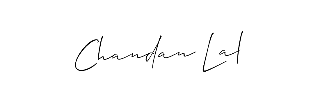 The best way (Allison_Script) to make a short signature is to pick only two or three words in your name. The name Chandan Lal include a total of six letters. For converting this name. Chandan Lal signature style 2 images and pictures png