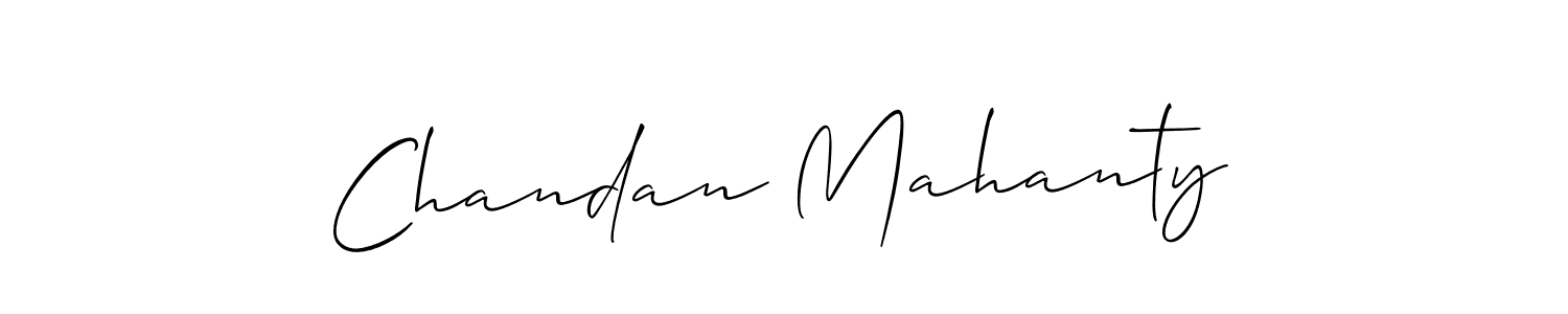 Make a beautiful signature design for name Chandan Mahanty. With this signature (Allison_Script) style, you can create a handwritten signature for free. Chandan Mahanty signature style 2 images and pictures png