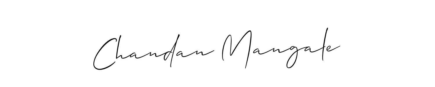 Similarly Allison_Script is the best handwritten signature design. Signature creator online .You can use it as an online autograph creator for name Chandan Mangale. Chandan Mangale signature style 2 images and pictures png