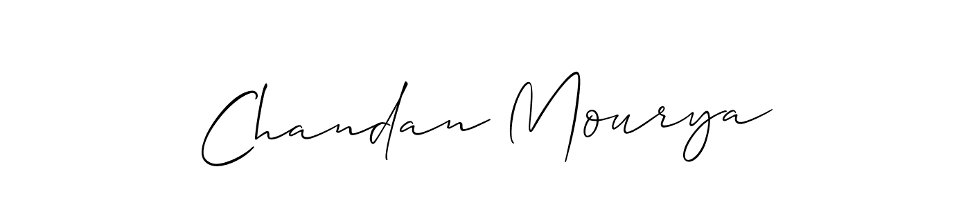 It looks lik you need a new signature style for name Chandan Mourya. Design unique handwritten (Allison_Script) signature with our free signature maker in just a few clicks. Chandan Mourya signature style 2 images and pictures png