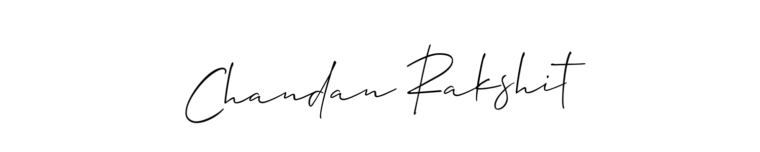 Use a signature maker to create a handwritten signature online. With this signature software, you can design (Allison_Script) your own signature for name Chandan Rakshit. Chandan Rakshit signature style 2 images and pictures png