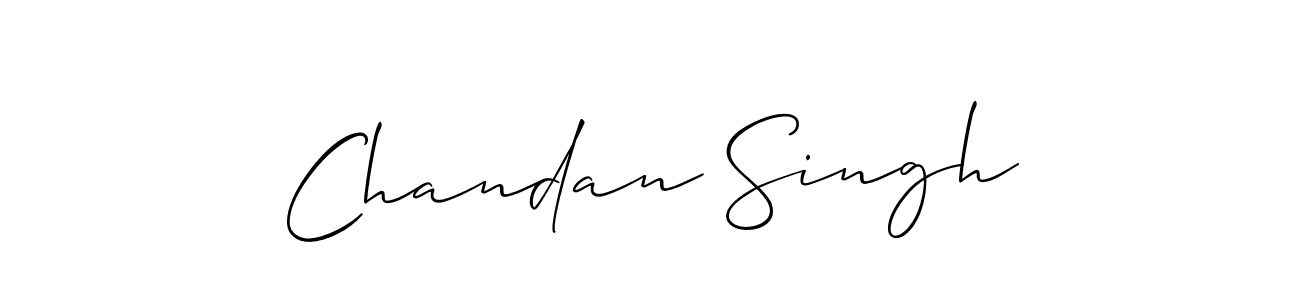 Use a signature maker to create a handwritten signature online. With this signature software, you can design (Allison_Script) your own signature for name Chandan Singh. Chandan Singh signature style 2 images and pictures png