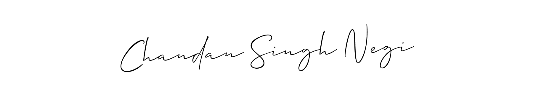 Create a beautiful signature design for name Chandan Singh Negi. With this signature (Allison_Script) fonts, you can make a handwritten signature for free. Chandan Singh Negi signature style 2 images and pictures png