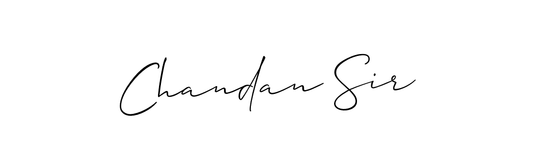 if you are searching for the best signature style for your name Chandan Sir. so please give up your signature search. here we have designed multiple signature styles  using Allison_Script. Chandan Sir signature style 2 images and pictures png