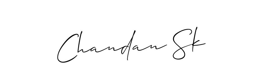 You can use this online signature creator to create a handwritten signature for the name Chandan Sk. This is the best online autograph maker. Chandan Sk signature style 2 images and pictures png