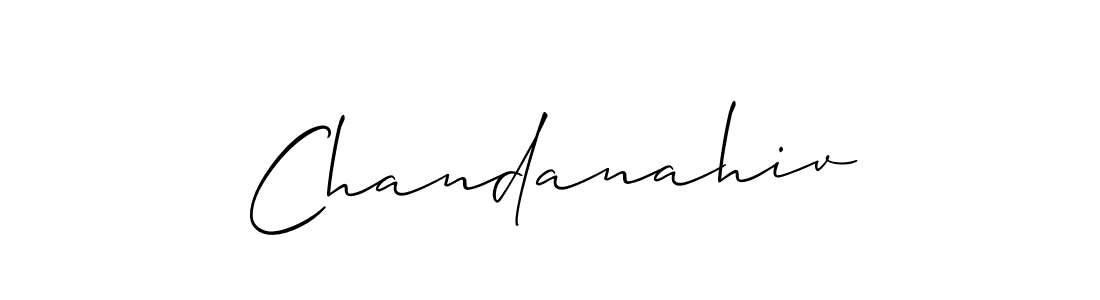 Best and Professional Signature Style for Chandanahiv. Allison_Script Best Signature Style Collection. Chandanahiv signature style 2 images and pictures png