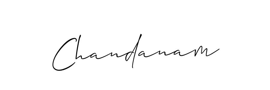 Best and Professional Signature Style for Chandanam. Allison_Script Best Signature Style Collection. Chandanam signature style 2 images and pictures png