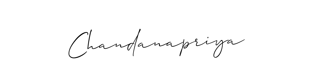 How to Draw Chandanapriya signature style? Allison_Script is a latest design signature styles for name Chandanapriya. Chandanapriya signature style 2 images and pictures png