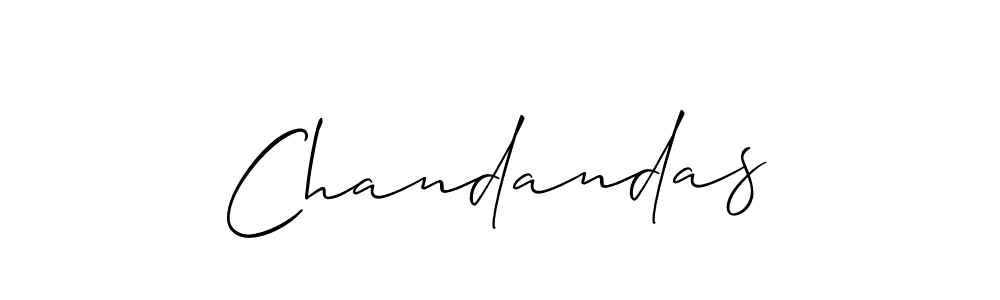 Design your own signature with our free online signature maker. With this signature software, you can create a handwritten (Allison_Script) signature for name Chandandas. Chandandas signature style 2 images and pictures png