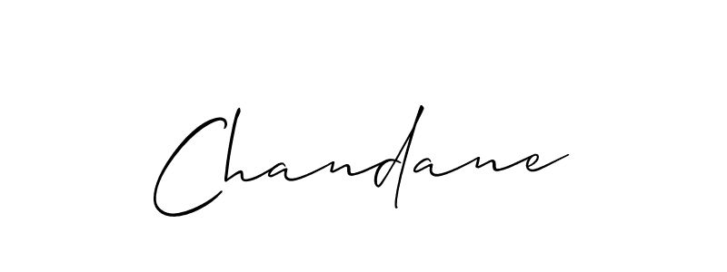 Chandane stylish signature style. Best Handwritten Sign (Allison_Script) for my name. Handwritten Signature Collection Ideas for my name Chandane. Chandane signature style 2 images and pictures png