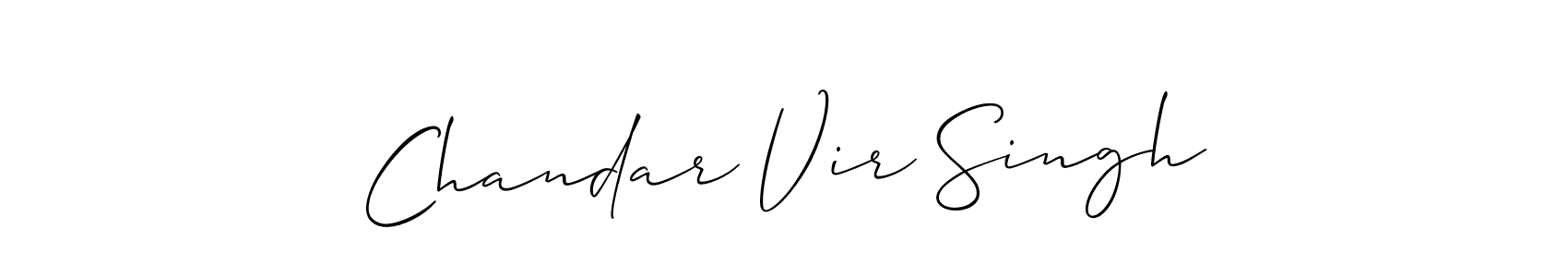 It looks lik you need a new signature style for name Chandar Vir Singh. Design unique handwritten (Allison_Script) signature with our free signature maker in just a few clicks. Chandar Vir Singh signature style 2 images and pictures png